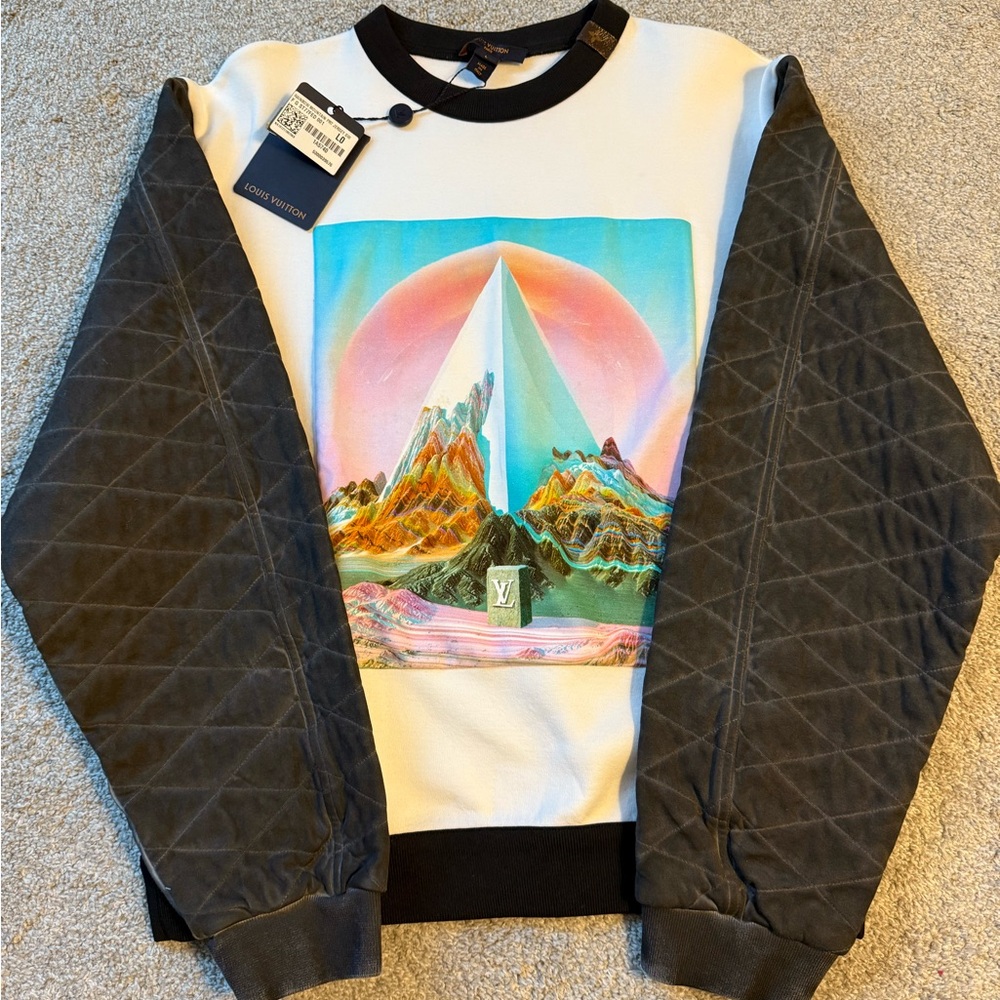 Authentic Louis Vuitton Rainbow Mountain Sweater